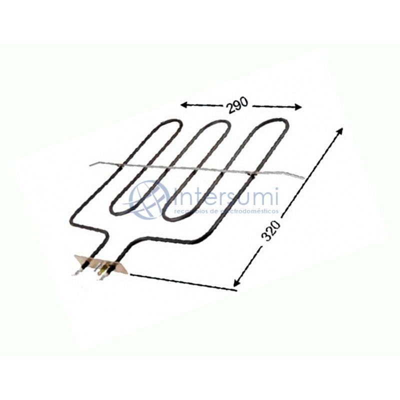 RÉSISTANCE GRILL POUR FOUR TEKA 1900W, HE610 83040749