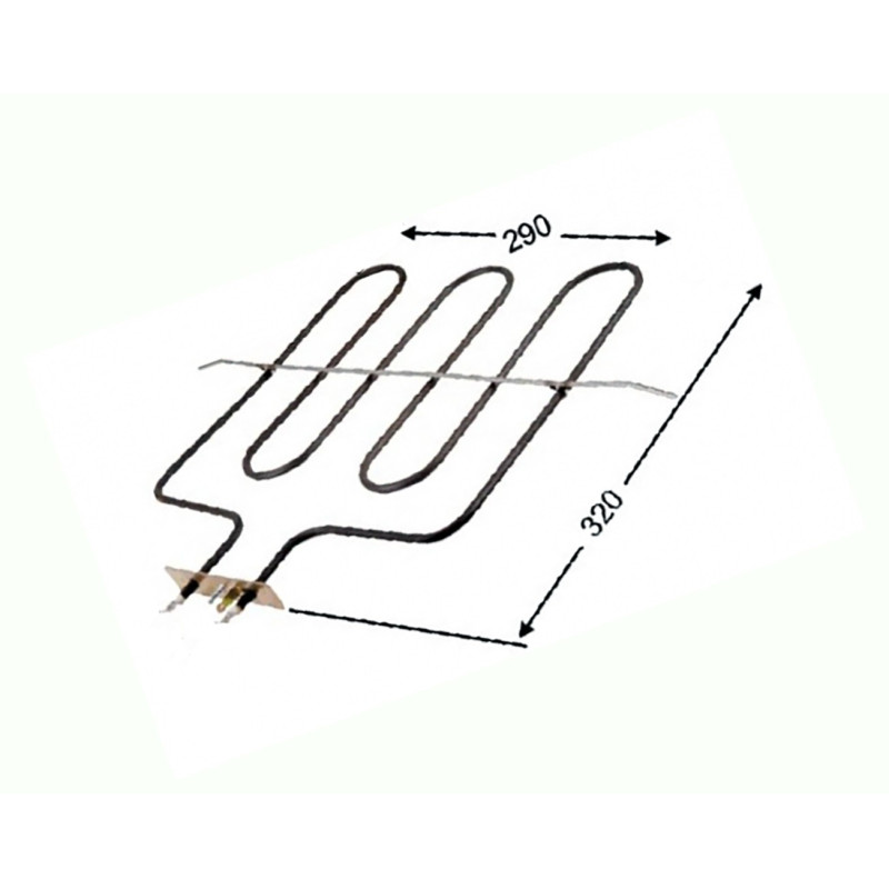 RESISTENCIA GRILL PARA HORNO TEKA 1900W, HE610 83040749