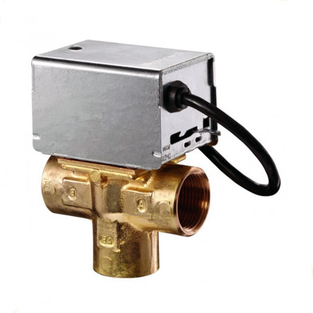 VÁLVULA DE ZONA MOTORIZADA 3 VÍAS HONEYWELL, 220V, 3/4" VALZOT334