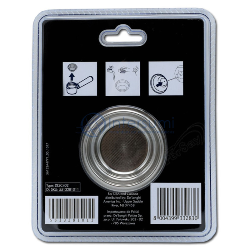 FILTRO PARA CÁPSULAS CAFETERA DELONGHI 5513281011