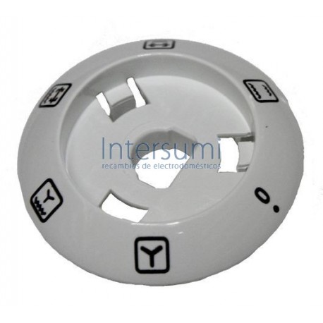 DIAL DE MANDO PARA HORNO FAGOR DE 5 FUNCIONES BLANCO C20K014A9