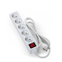 Multiprise 5 prises Schuko avec interrupteur 1,5 mètres REGLETA-5BI