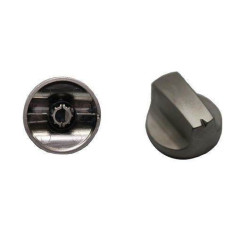 Bouton pour plaque cuisinière Teka noir avec axe court 73TK0055