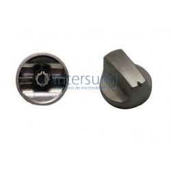 Mando para cocina encimera Teka negro con eje corto 73TK0055