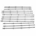 KIT 12 TIRAS LED TELEVISOR  LG, R2, R1, L2 Y L1 AGF78400801