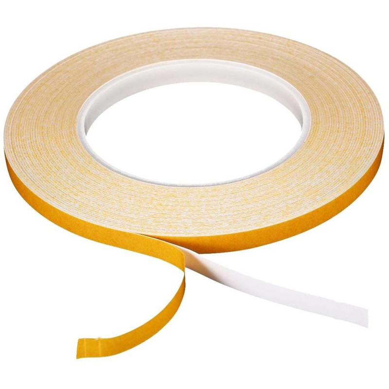 CINTA DOBLE CARA PARA BARRAS LED, 6MM ANCHO, ROLLO 50M M158458