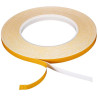 RUBAN DOUBLE FACE POUR BARRES LED, 6MM LARGEUR, ROULEAU 50M M158458