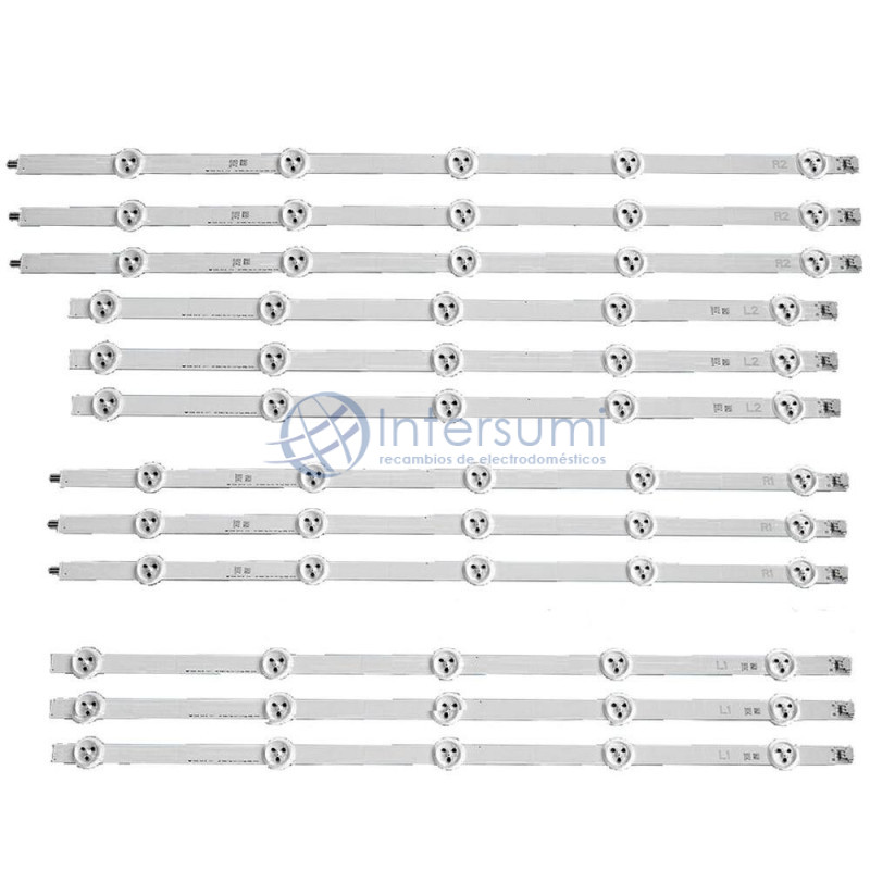 Kit bandes LED LG pour panneau AGF78401201, AGF78180301, AGF78240901