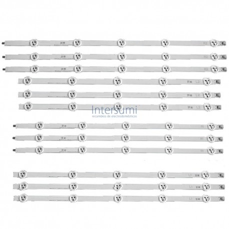 KIT TIRAS LED LG PARA PANEL AGF78401201, AGF78180301, AGF78240901
