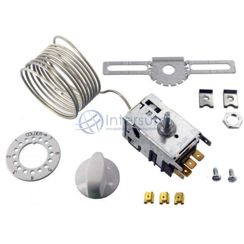 Thermostat Danfoss 4 contacts réfrigérateur congélateur 077B7003