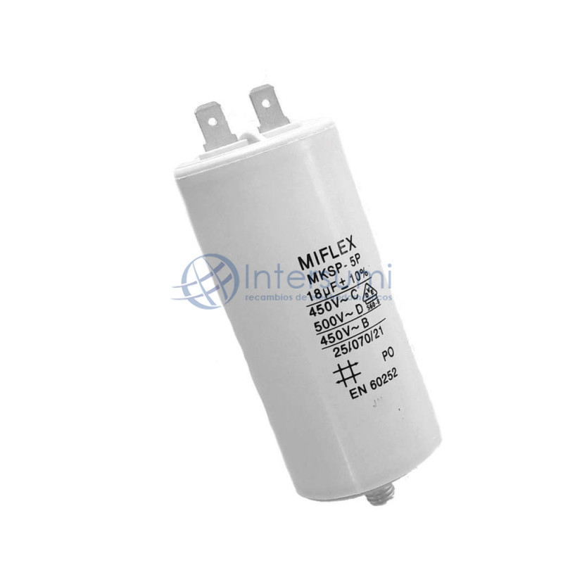 Condensateur pour moteurs 18MF - 450V 12AG011