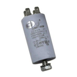 Condensateur de démarrage moteur 22MF - 450V 12AG014