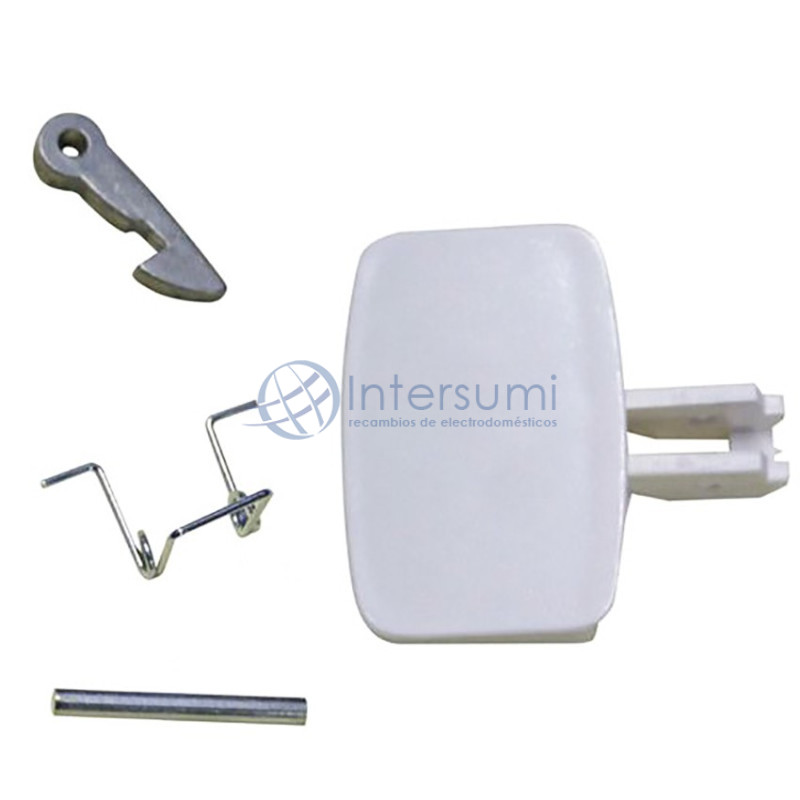 Poignée blanche porte lave-linge Ariston, Indesit, 035766, 482000026311 C00035766