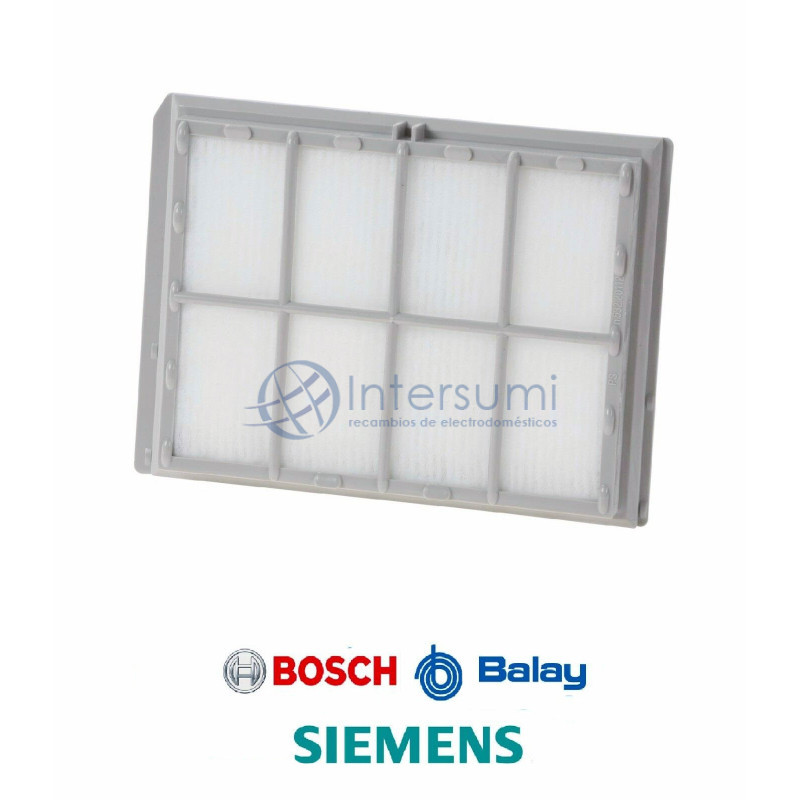 Filtre HEPA aspirateur Bosch, LG, Siemens, Ufesa 00263506