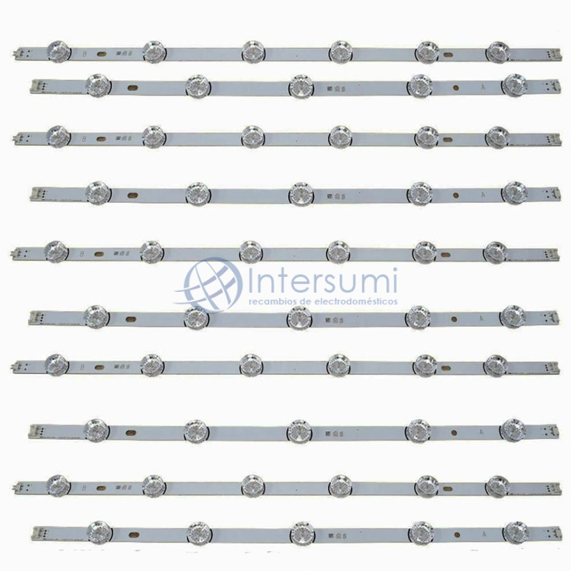 KIT BANDES LED LG ÉCRANS DE 55 POUCES, 5A+5B AGF78401601