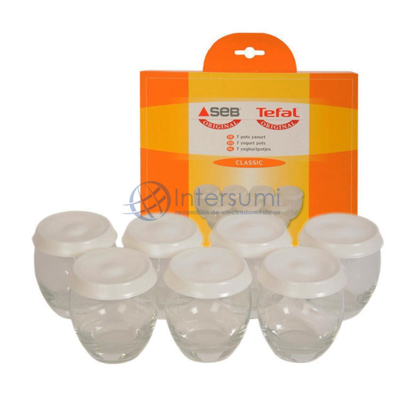KIT 7 POTS YAOURTIÈRE MOULINEX, TEFAL XF950001
