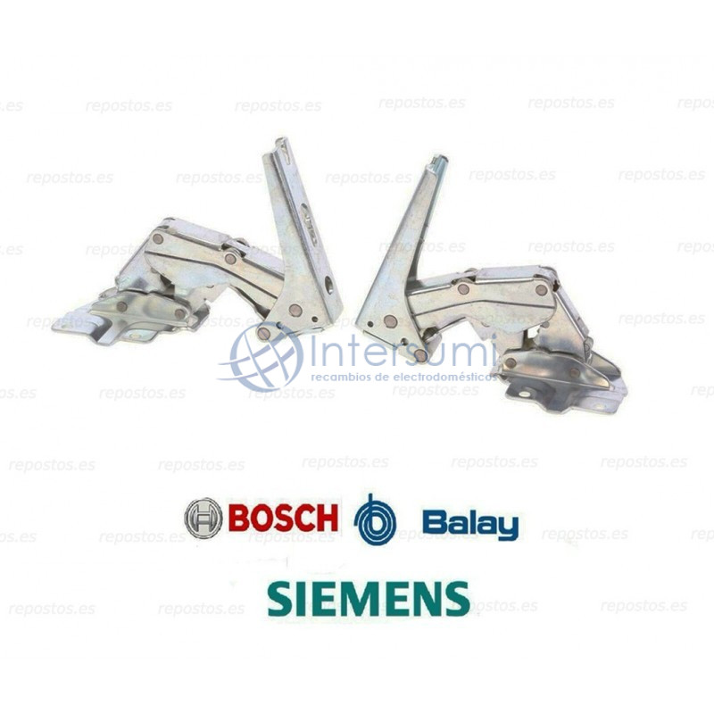 Charnières inférieure et supérieure porte réfrigérateur Balay, Bosch 12004051