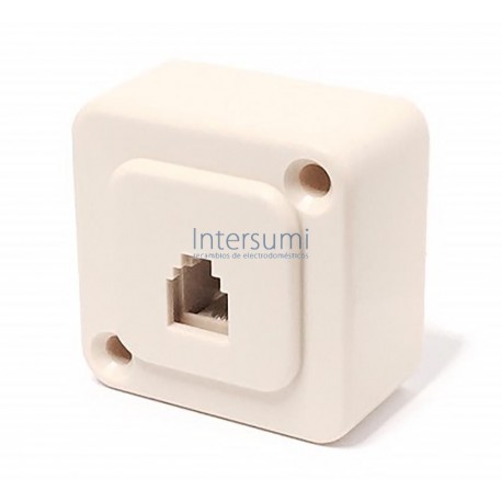 BASE TELEFONICA 4 CONEXIONES FRONTAL AXIL 10 UD. TL0036E