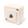 Prise téléphonique 4 connexions frontale Axil 10 unités TL0036E