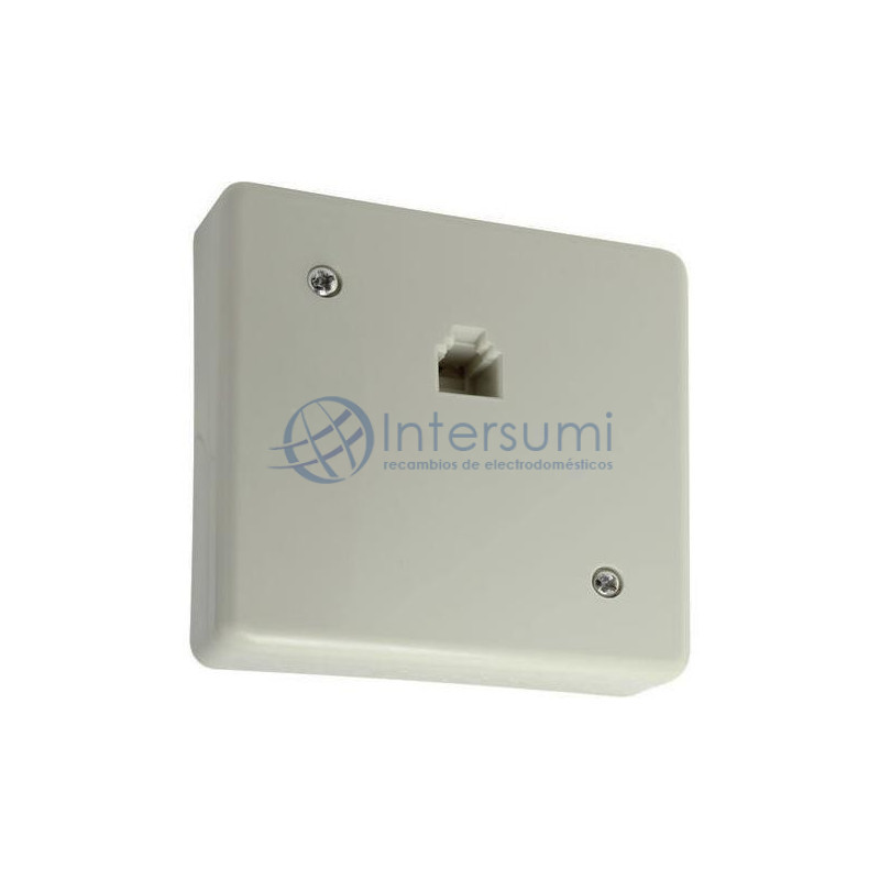 Prise téléphone sortie frontale 7 unités 10221.10