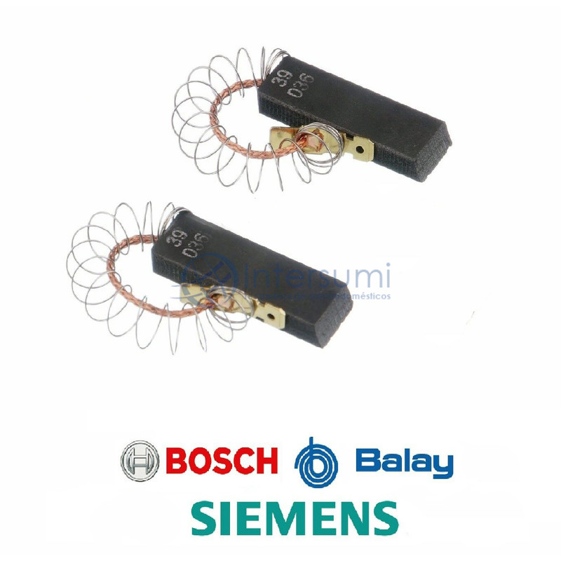 Kit charbons lave-linge Bosch, Balay, Siemens 00154740