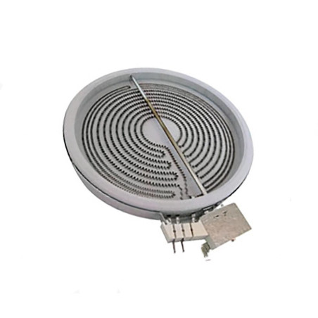 RESISTENCIA DOBLE VITROCERÁMICA TEKA 2000 +1400W, DIAMETRO 230MM. 1051211304