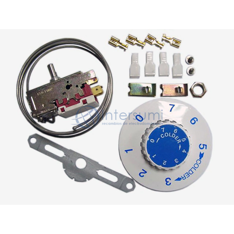 THERMOSTAT RÉFRIGÉRATEUR VT9, 2 PORTES, 3 CONTACTS UNIVERSEL 1200 MM 27FR0560