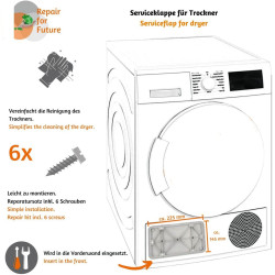 KIT TAPA EVAPORADOR SECADORA BOSCH BALAY SIEMENS NEFF. 00646776