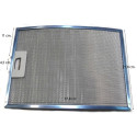 FILTRO METÁLICO CAMPANA EXTRACTORA TEKA, C610, C620. 61865020A