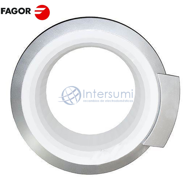 Anneau extérieur porte lave-linge Fagor blanc F7210, AS0019317 57FA0038