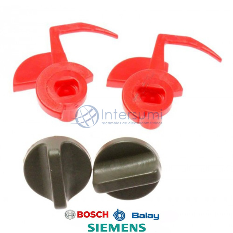FERMETURE MÉCANIQUE POUR HOTTE ASPIRANTE BOSCH 2 UNITÉS 00181272
