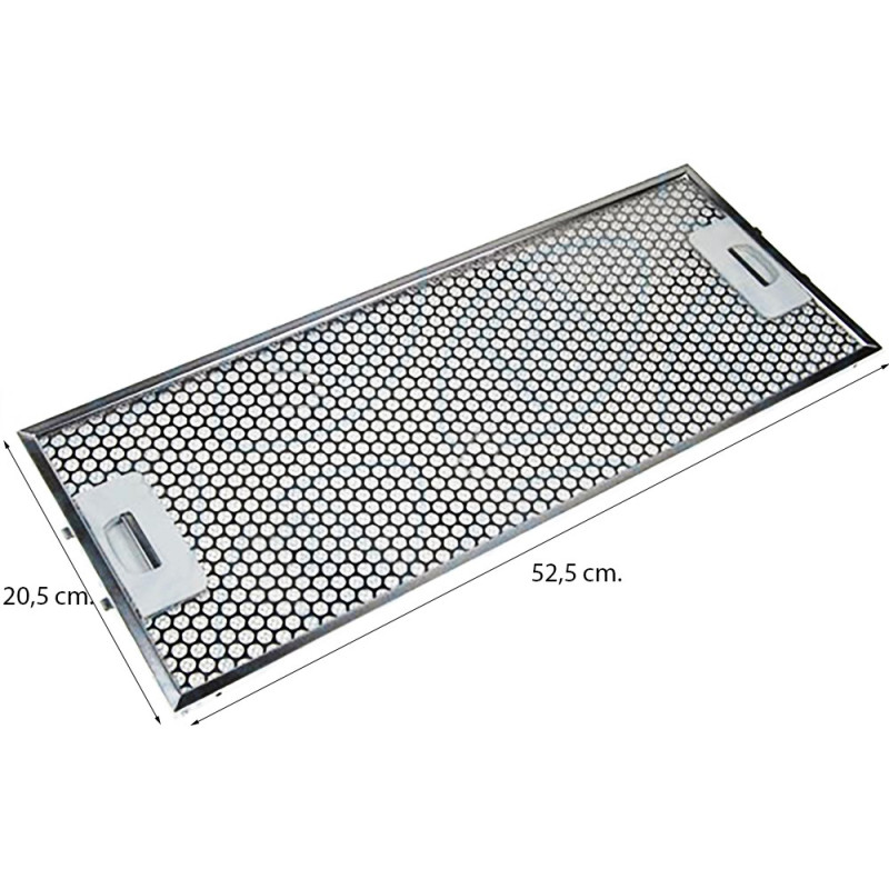 FILTRO CAMPANA EXTRACTORA NODOR CATA, MEDIDAS 52,5 X 20,5 cm. 02825272