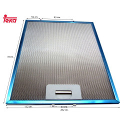 Filtre métallique hotte aspirante Teka 340x282 mm 81484010