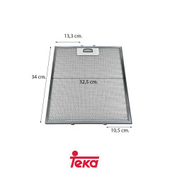FILTRE MÉTALLIQUE HOTTE ASPIRANTE TEKA DH70 81484011