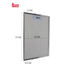 Filtre hotte aspirante Teka, 280x370mm 81460072
