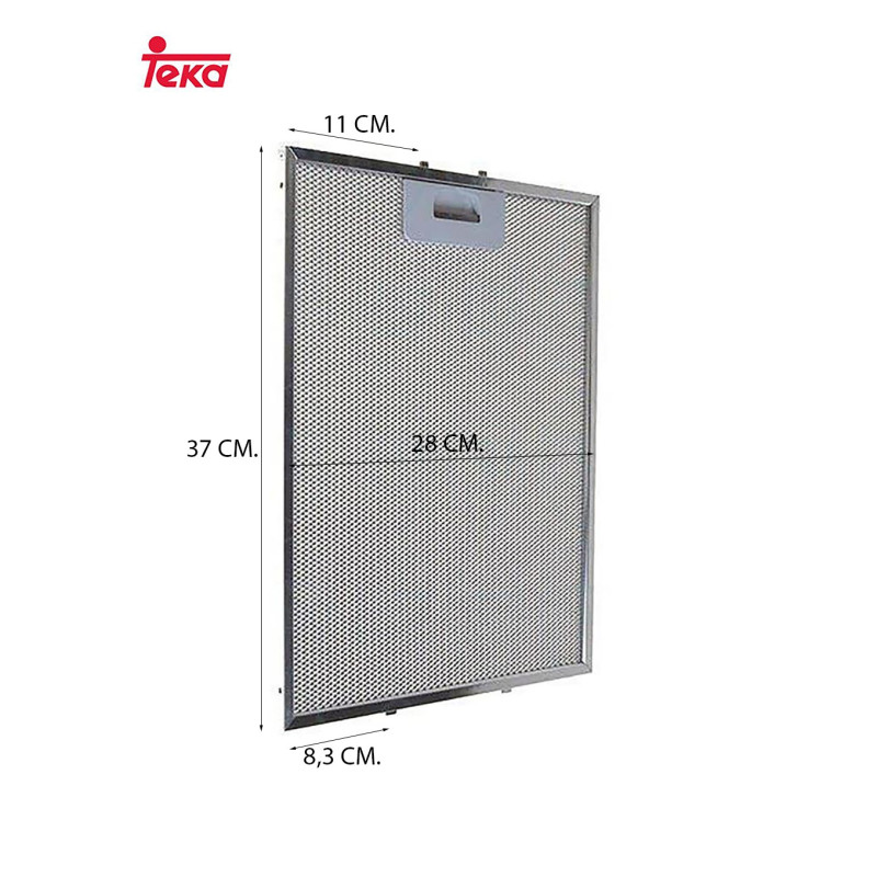 FILTRO CAMPANA EXTRACTORA TEKA, 280X370mm 81460072