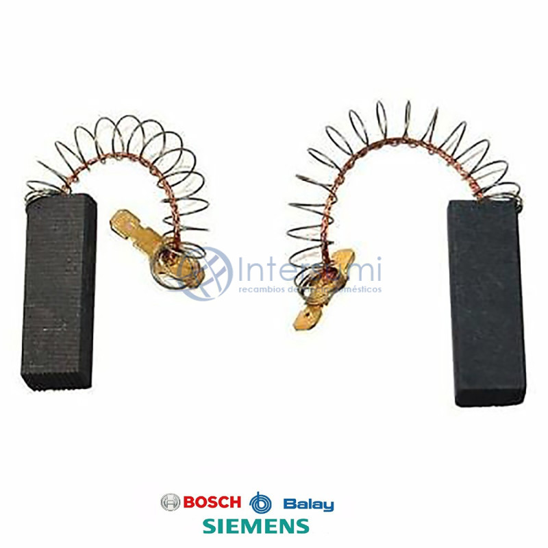 Charbons moteur lave-linge Balay (2 unités) 5 x 12,5 x 36mm 00165171