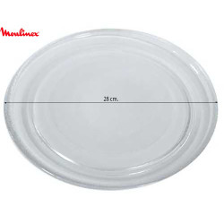 PLATEAU POUR MICRO-ONDES MOULINEX Ø 28CM A01B01