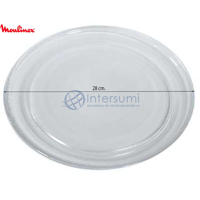 PLATEAU POUR MICRO-ONDES MOULINEX Ø 28CM A01B01