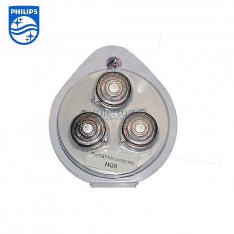CONJUNTO CORTANTE ADAPTABLE PARA AFEITADORA HQ9, 3 UDS 49PH0056