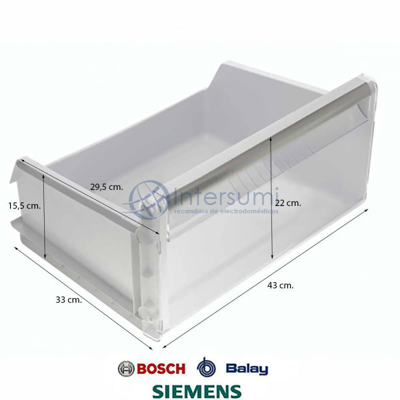 Tiroir supérieur congélateur Bosch, Siemens 00688251