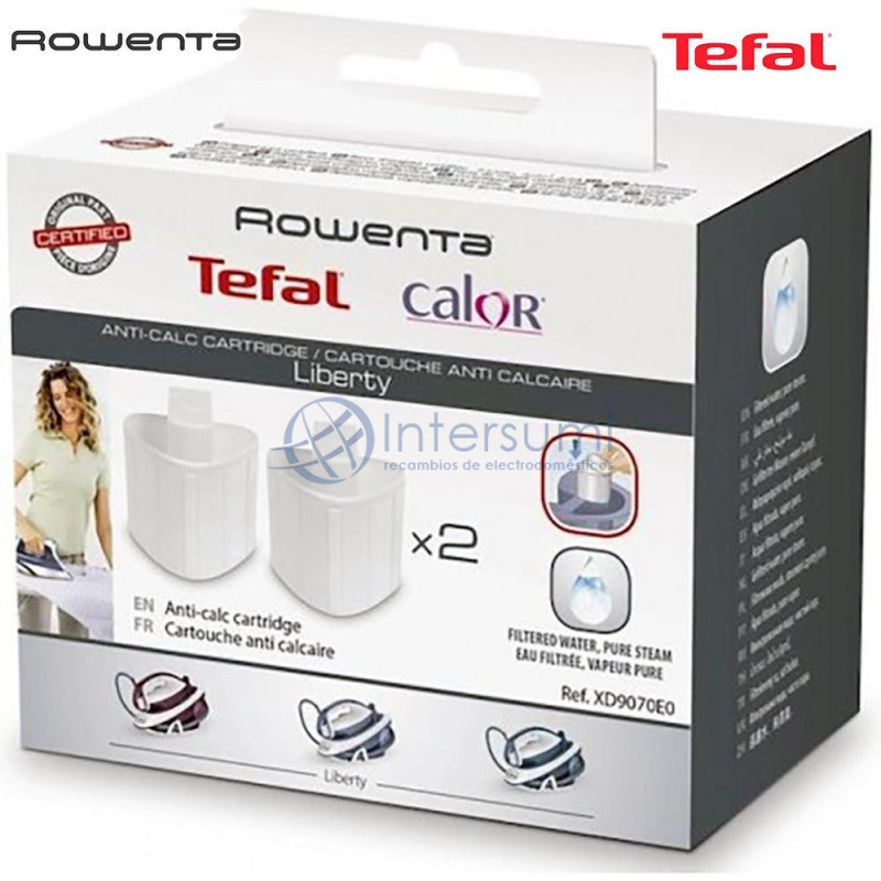 Cartouche anticalcaire centrale vapeur Rowenta XD9070E0