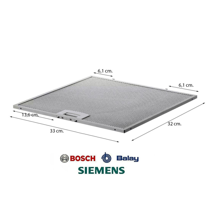 FILTRO CAMPANA EXTRACTORA BALAY 00362381