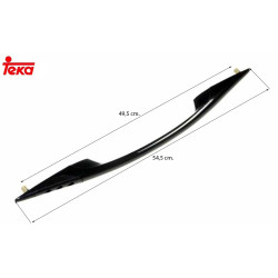 POIGNÉE DE PORTE ORIGINALE POUR FOUR TEKA COLORIS NOIR 83030407
