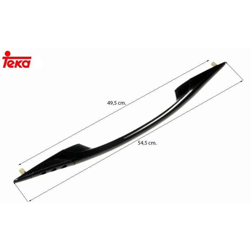 TIRADOR PUERTA ORIGINAL HORNO TEKA COLOR NEGRO, 83030407