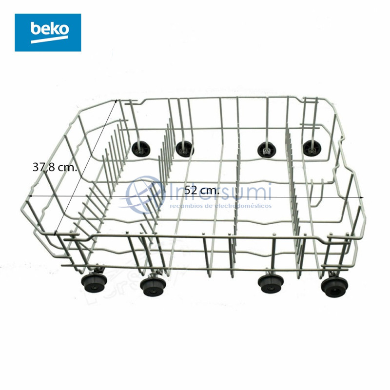Panier inférieur lave-vaisselle Beko, Ansonic 1510300034