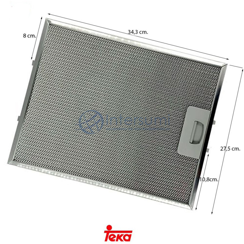 FILTRE HOTTE ASPIRANTE TEKA 81460133