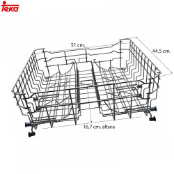 PANIER SUPÉRIEUR POUR LAVE-VAISSELLE TEKA LV831. 81782611