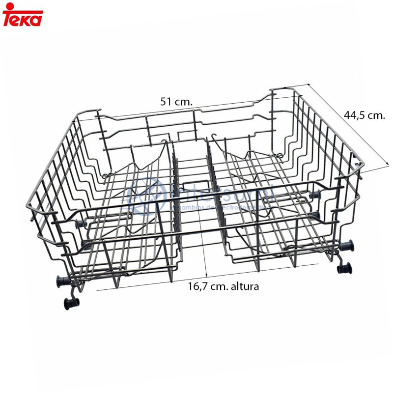 PANIER SUPÉRIEUR POUR LAVE-VAISSELLE TEKA LV831. 81782611