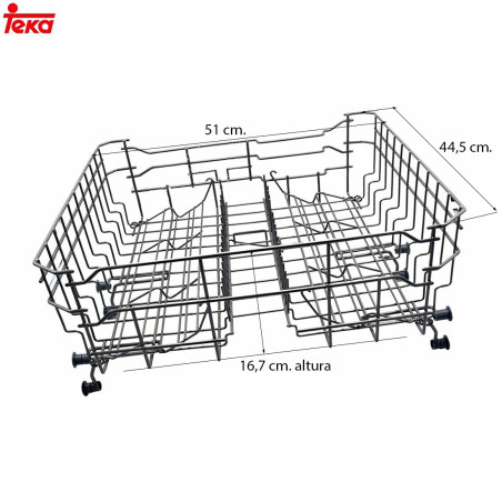 CESTO SUPERIOR PARA LAVAVAJILLAS TEKA LV831. 81782611